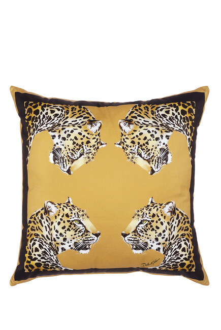 Leo Duchesse Cotton Cushion Medium